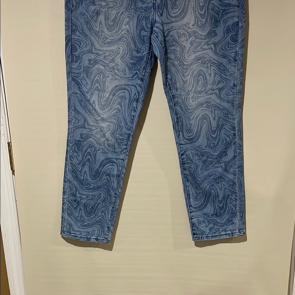 GOGO Blue High Rise Relaxed Fit Jeans Women Size 15/32 - Picture 4 of 12